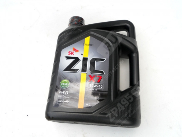: 172607 0011903   ZIC X7 10W40 DIESEL  6 